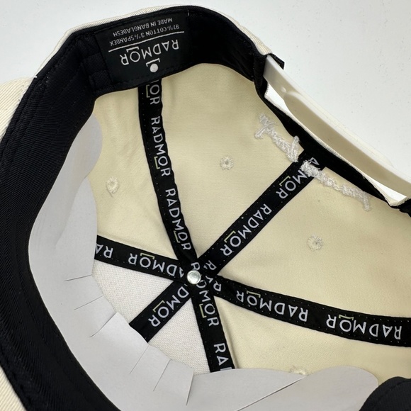 New Radmor Golf  Logo Beige Adjustable Baseball Hat Cap One Size - Picture 7 of 8